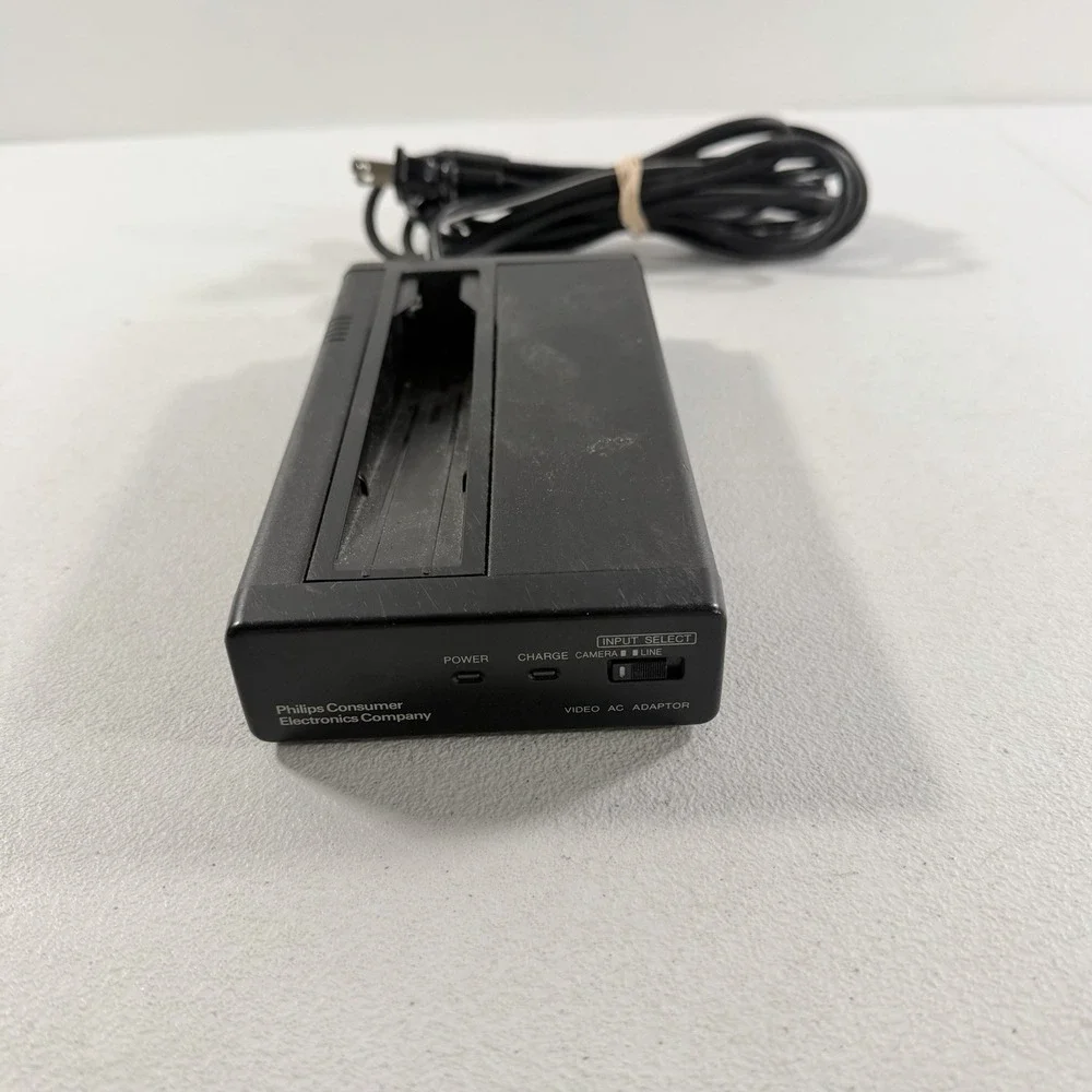 VTG 1990 Phillips V80098BK01 Video AC‎ Adapter Video Camcorder Battery Charger